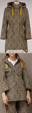 Plaid Parka Jacket