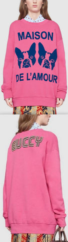 Oversize Sweatshirt with Bosco and Orso