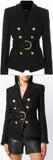 Belted Double-Breasted Jacket