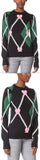 Argyle Heart Knitted Jumper