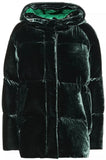 'Butor' Velvet Down Jacket