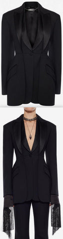 Double Lapel Tuxedo Jacket