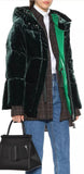 'Butor' Velvet Down Jacket