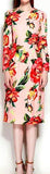 Floral Print Long-Sleeve Dress