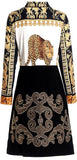 Baroque Shirt-Dress with Beading