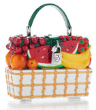 Fruit-Embellished Tote