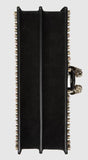 Dionysus GG Supreme Shoulder Bag with Crystals, Black