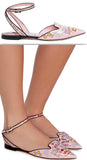 Graffiti Ankle Strap Shoes