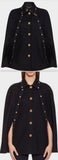 Medusa Medallion Cape Jacket