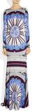 Long Printed Silk Jersey Maxi Dress - DESIGNER INSPIRED FASHIONS