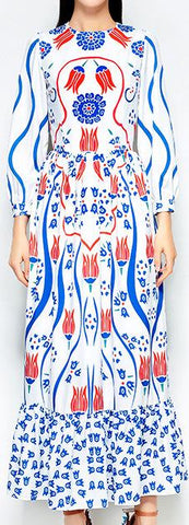 Printed Maxi Dress