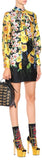 Floral-Printed Silk Dress