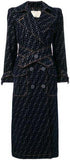 FF Motif Trench-Style Coat