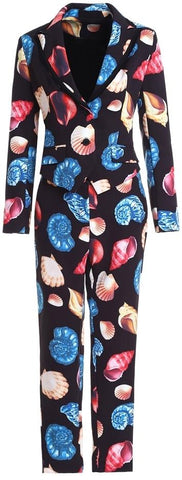 Shell Printed Blazer & Pant Set