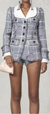 Tweed Jacket and Short Set
