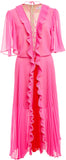 'Gwen' Pleated Midi Dress