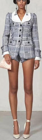 Tweed Jacket and Short Set