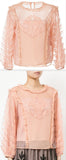 Ruffled Lace Blouse