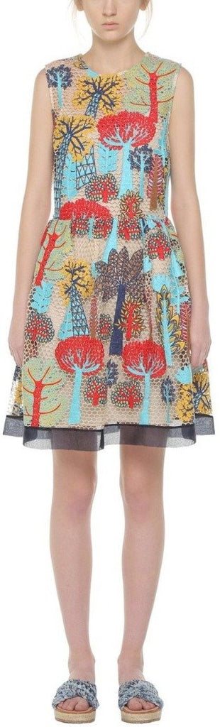 'Graphic Forest' Macramé Dress | DESIGNER INSPIRED FASHIONS