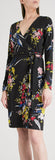 'Julian' Floral-Print Wrap Dress