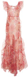 'Flora' One-Shoulder Gown