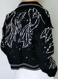 Faux-Pearl Embellished Jacket