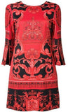 Baroque Print Dress