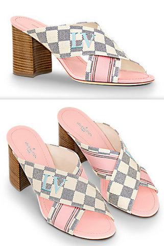 Panorama Damier Mule Shoes