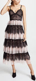 Tiered Tulle & Lace Dress