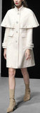 Embellished Cloak Coat