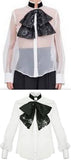 Sequined Bow Blouse