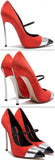 Red Suede Blade Pump - DESIGNER INSPIRED FASHIONS