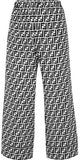 Cropped Printed FF Logo Pants