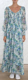 'Whitewave' Shirred Dress