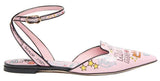 Graffiti Ankle Strap Shoes