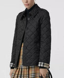 Diamond Quilted Jacket, Black