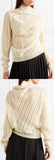 Cut-Out Asymmetrical Sweater