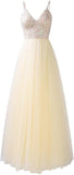 Embellished Tulle Maxi Dress