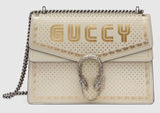 Guccy Dionysus Medium Shoulder Bag - White or Black