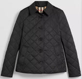 Diamond Quilted Jacket, Black