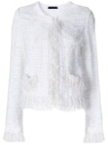 Fringed Tweed Jacket