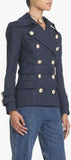 Short Double-Breasted Trench Jacket