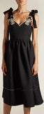 Faux-Pearl Embellished Dress