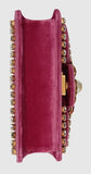Broadway Velvet Mini Bag, Pink
