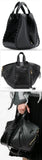 Laced Hammock Handbag, Black