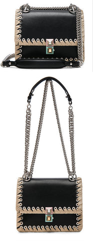 Whipstitch Small Kan l Shoulder Bag