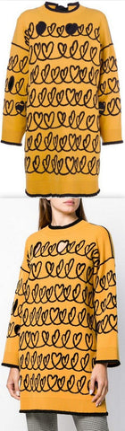 Maxi Knit Sweater, Yellow | DESIGNER INSPIRED FASHIONS