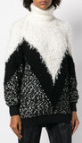 Textured Turtleneck Sweater