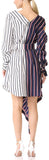 Asymmetric Two-Toned Shirt Dress