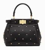 PEEKABOO XS Leather Mini-Bag - Black, Red, Pink, White
